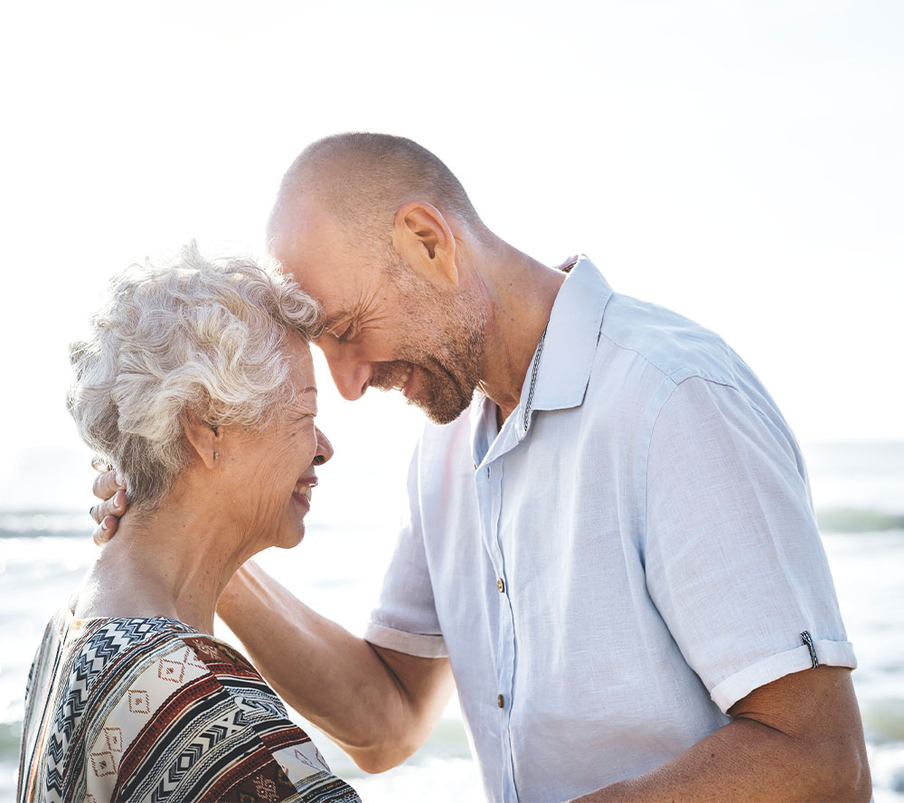 happy couple on the beach retirement taxes orlando fl